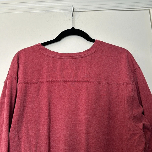 Men's Heather Red Wrangler Long Sleeve T-Shirt Size XL - Picture 5 of 8